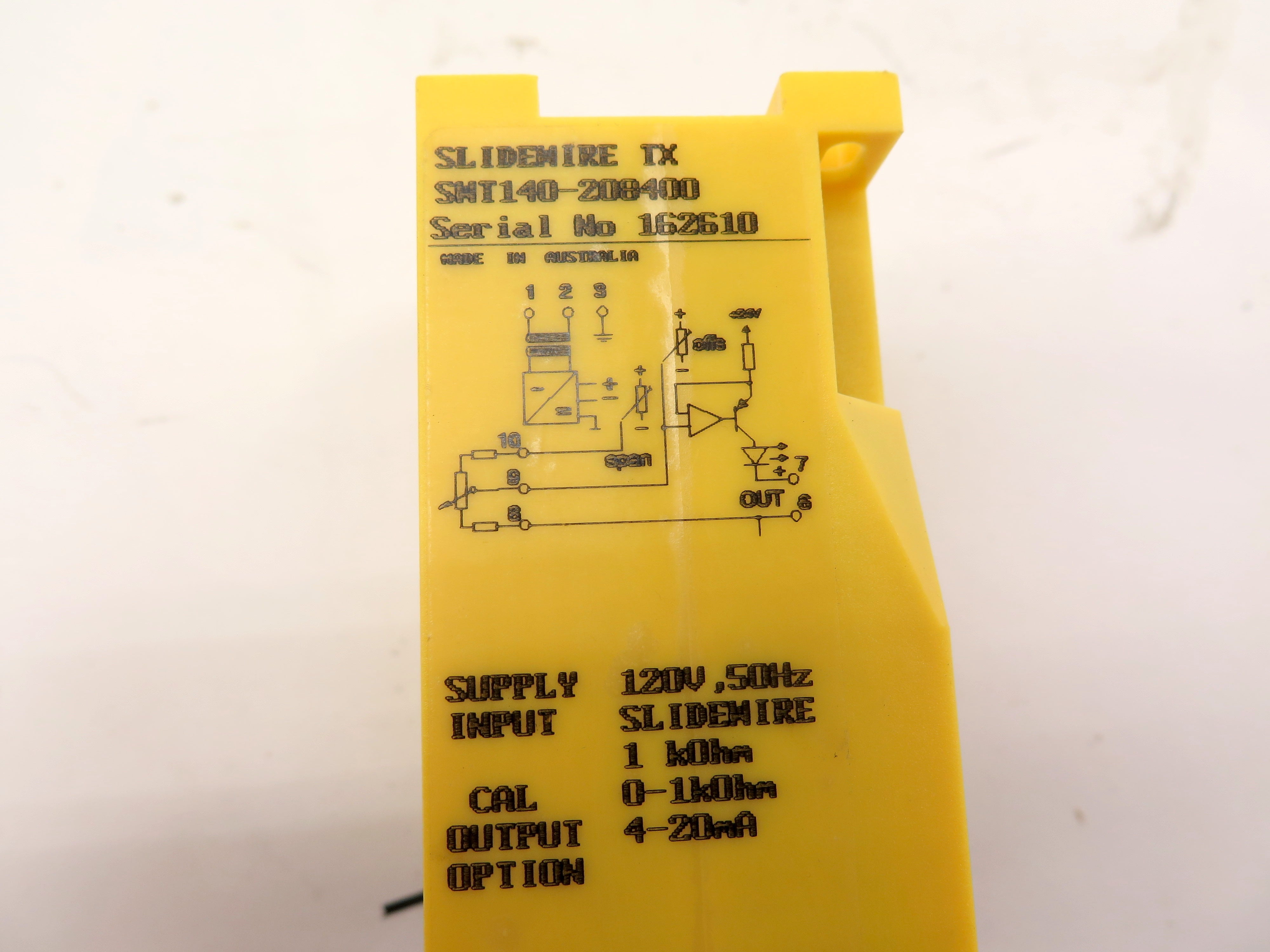 Slidewire Transmitter SWT140 / SWT140-208400 120Vac - Advance Operations