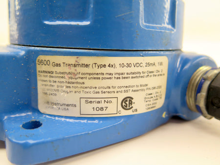 Scotts Instruments Freedom 5600 Gas Transmitter Type 4x 10-30Vdc 25mA 1W - Advance Operations