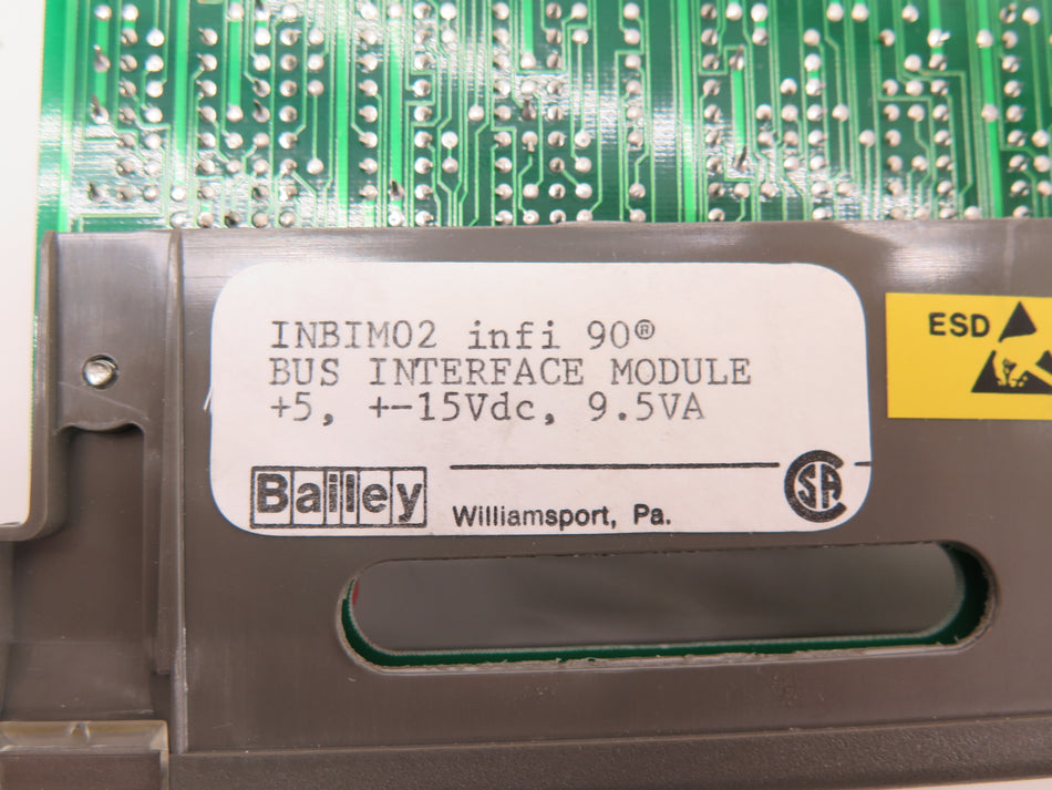 ABB / Bailey INBIM02 Bus Interface Module Infi90 - Advance Operations