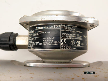 Endress + Hauser 83F15-AFTAAARCBAA2 Flow Meter DN15 1/2" Stainless Steel - Advance Operations