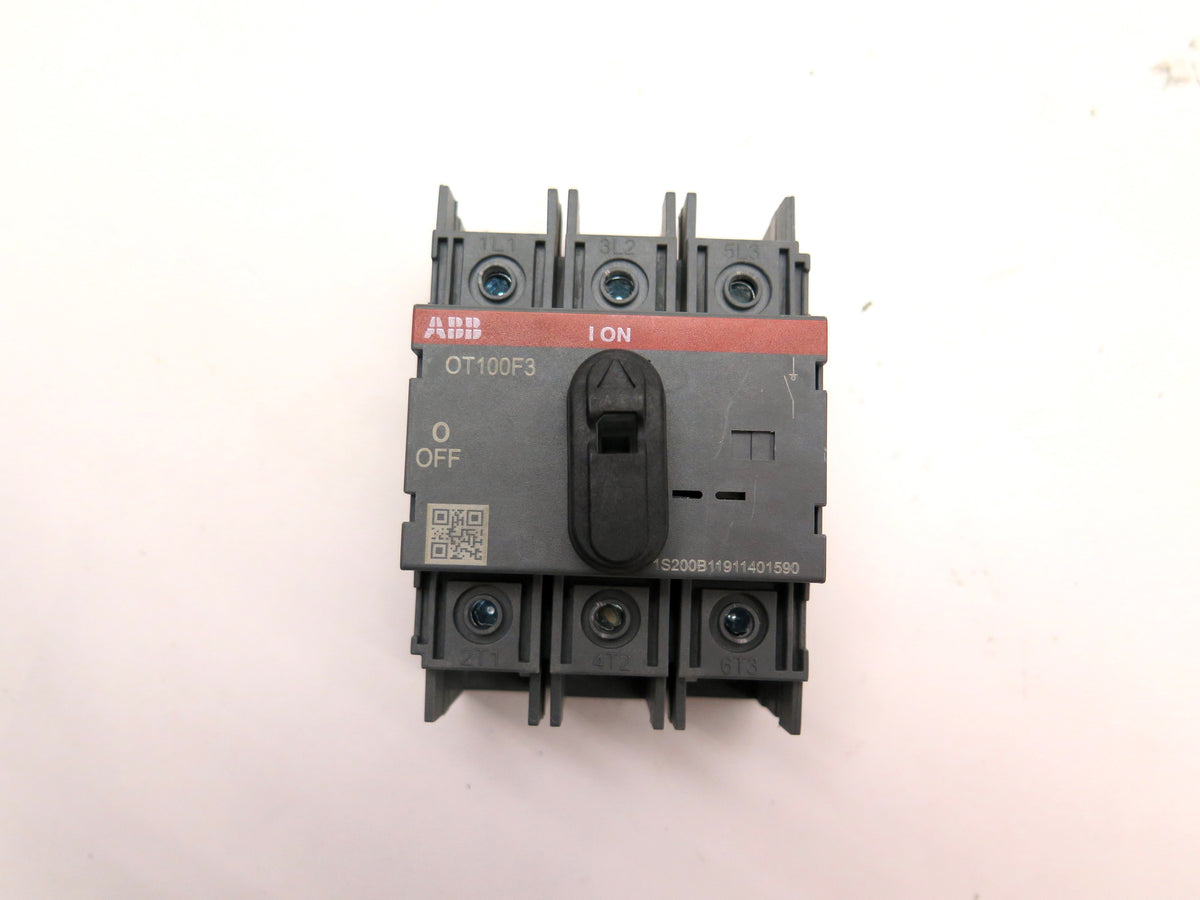 ABB OT100F3 Disconnect Switch 3 Pole - Advance Operations