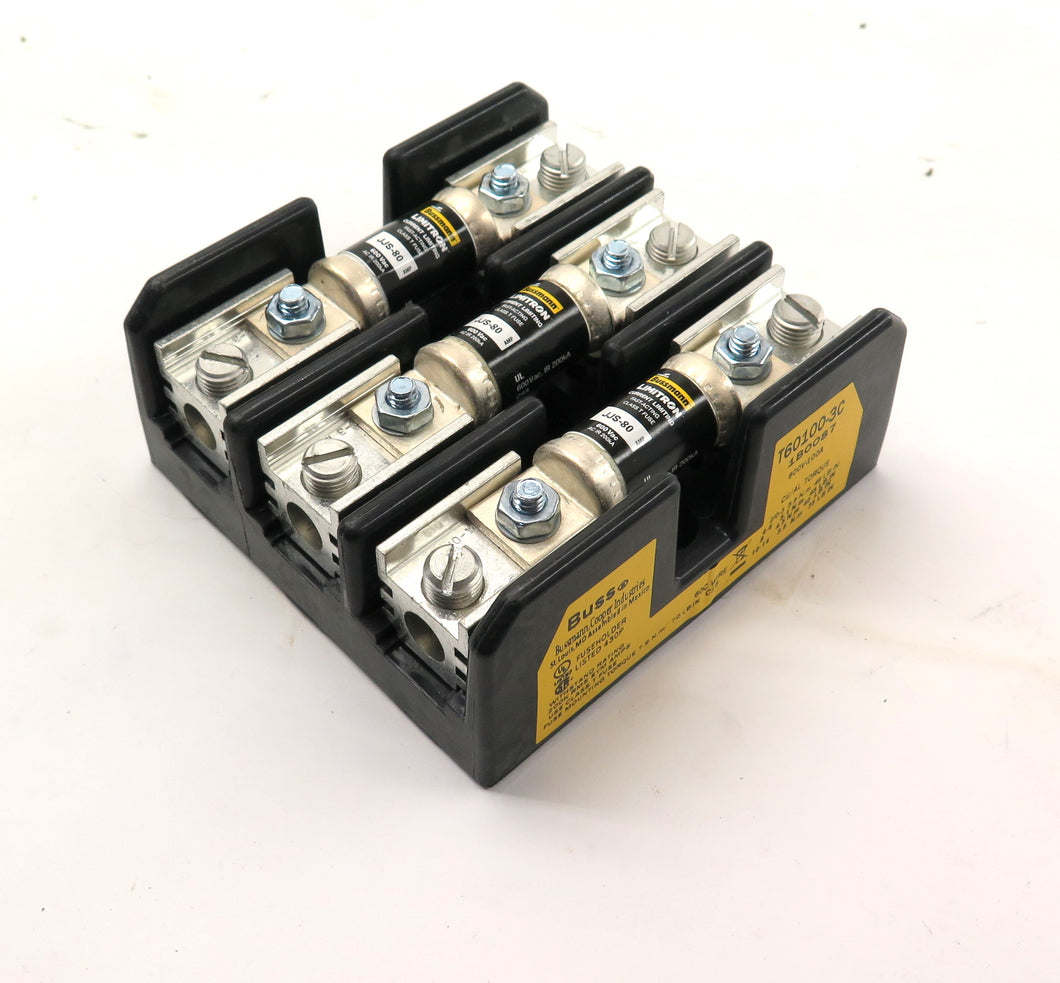 Bussmann JJS-80 JJS80 ( 80A ) 600Vac JJS Limitron TRON Class T FAST ACTING Fuse