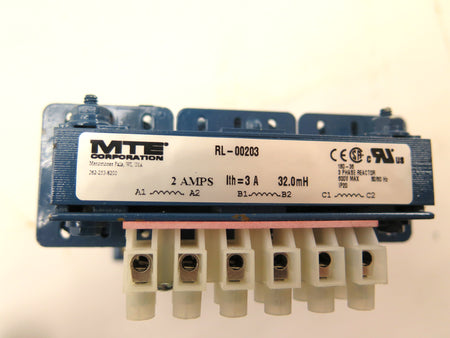 MTE RL-00203 Line Reactor 3PH 600V Max - Advance Operations