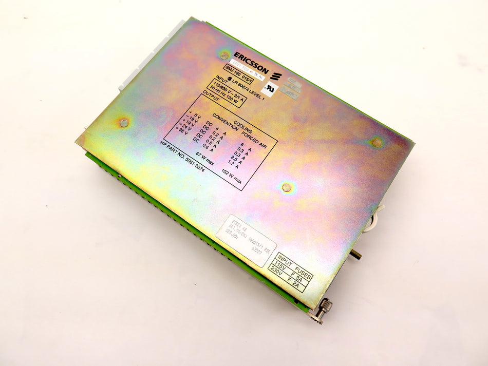 Ericsson / HP Agilent BMJ 160 015/1 Power Supply - Advance Operations