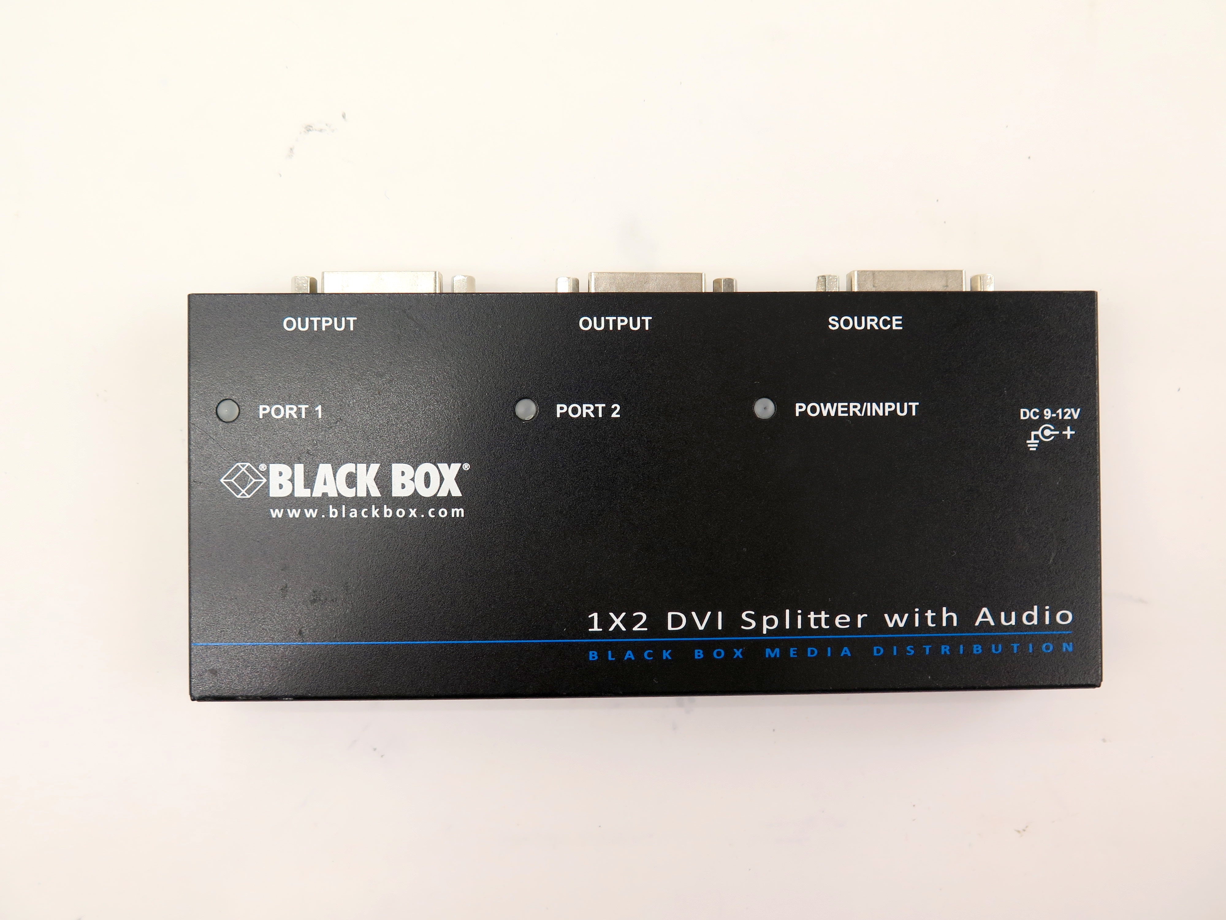Black Box AVSP-DVI1X2 Audio / Video Slitter Extender - Advance Operations
