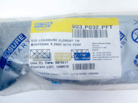 Watson Marlow 903.P032.PFT 520 Loadsure Element TM Bioprene 3.2mm With PVDF - Advance Operations
