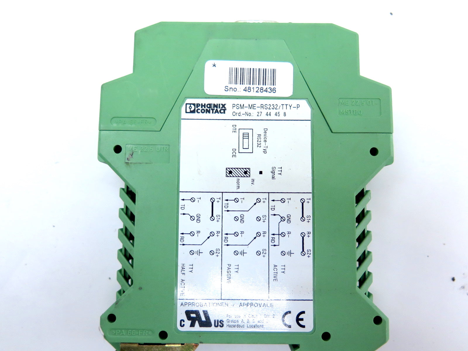 Pheonix Contact PSM-ME-RS232/TTY-P Interface Module - Advance Operations