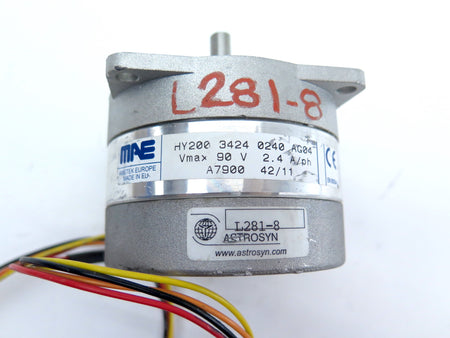 MAE HY200 3424 0240 AG04 90Vmax 2.4A/PH Stepper Motor - Advance Operations