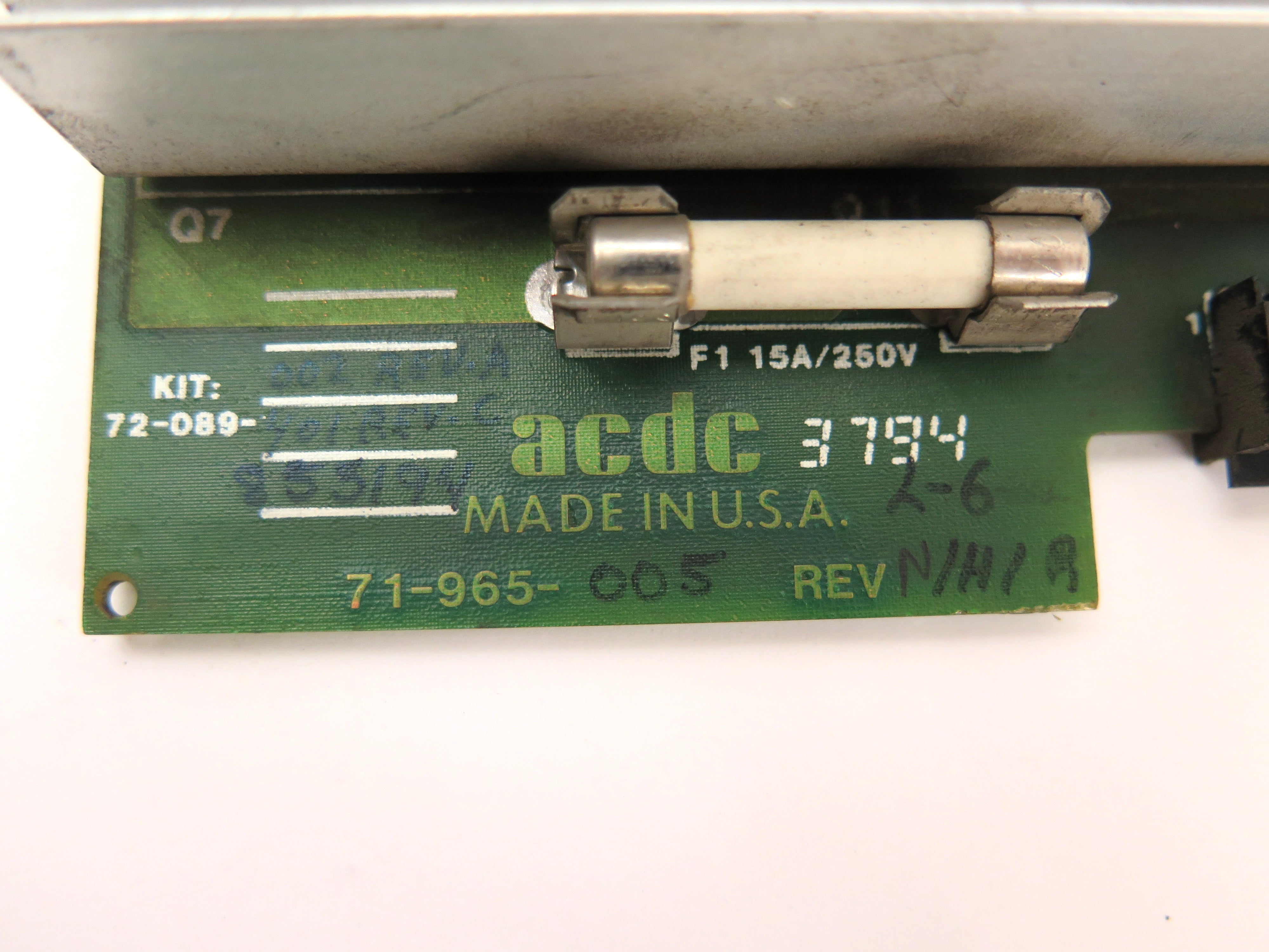 ACDC / Bailey 71-965-005 Circuit Board 71965005 - Advance Operations
