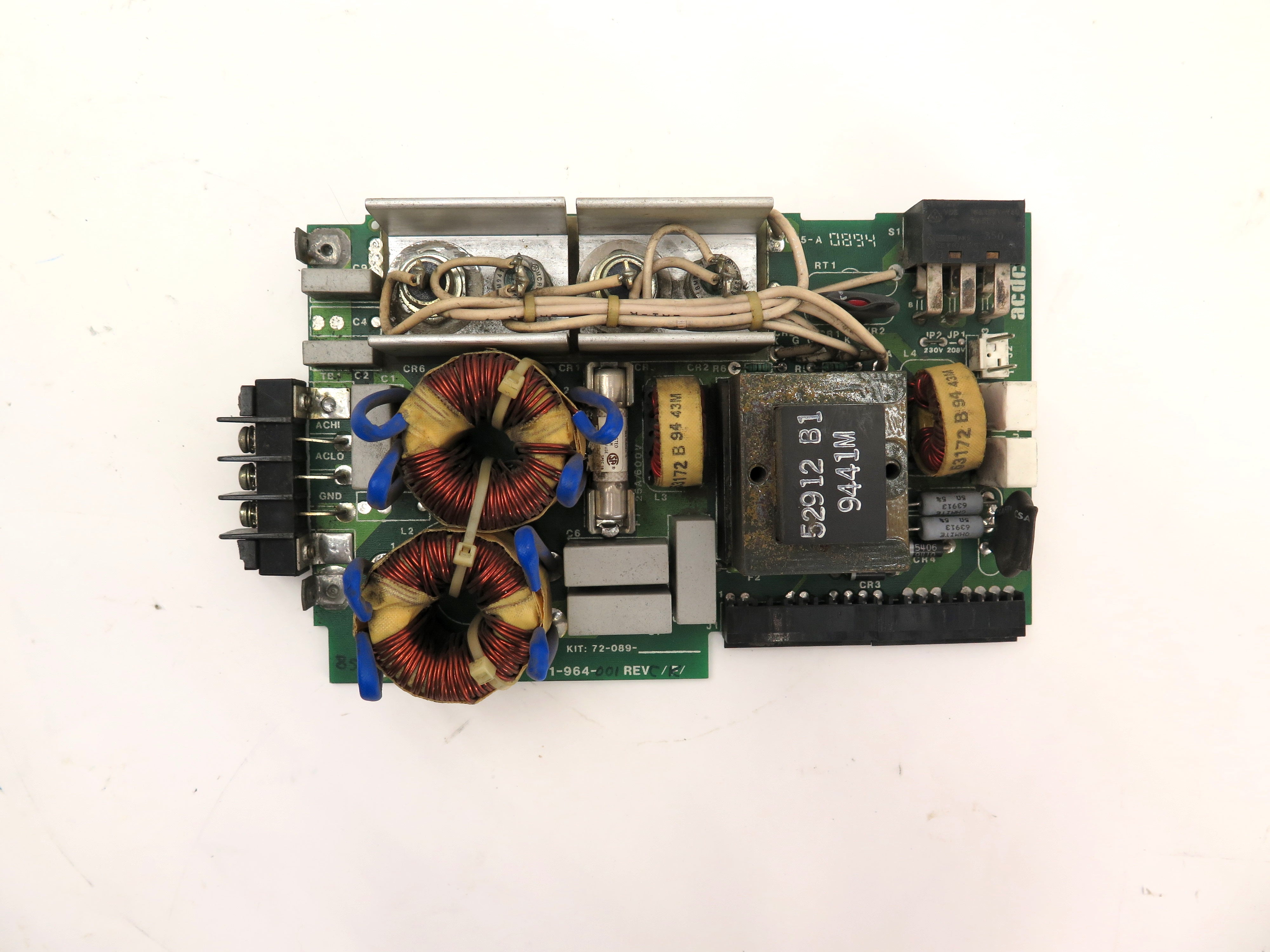 ACDC / Bailey 71-964-001 Power Board 71964001 Rev. C/K - Advance Operations