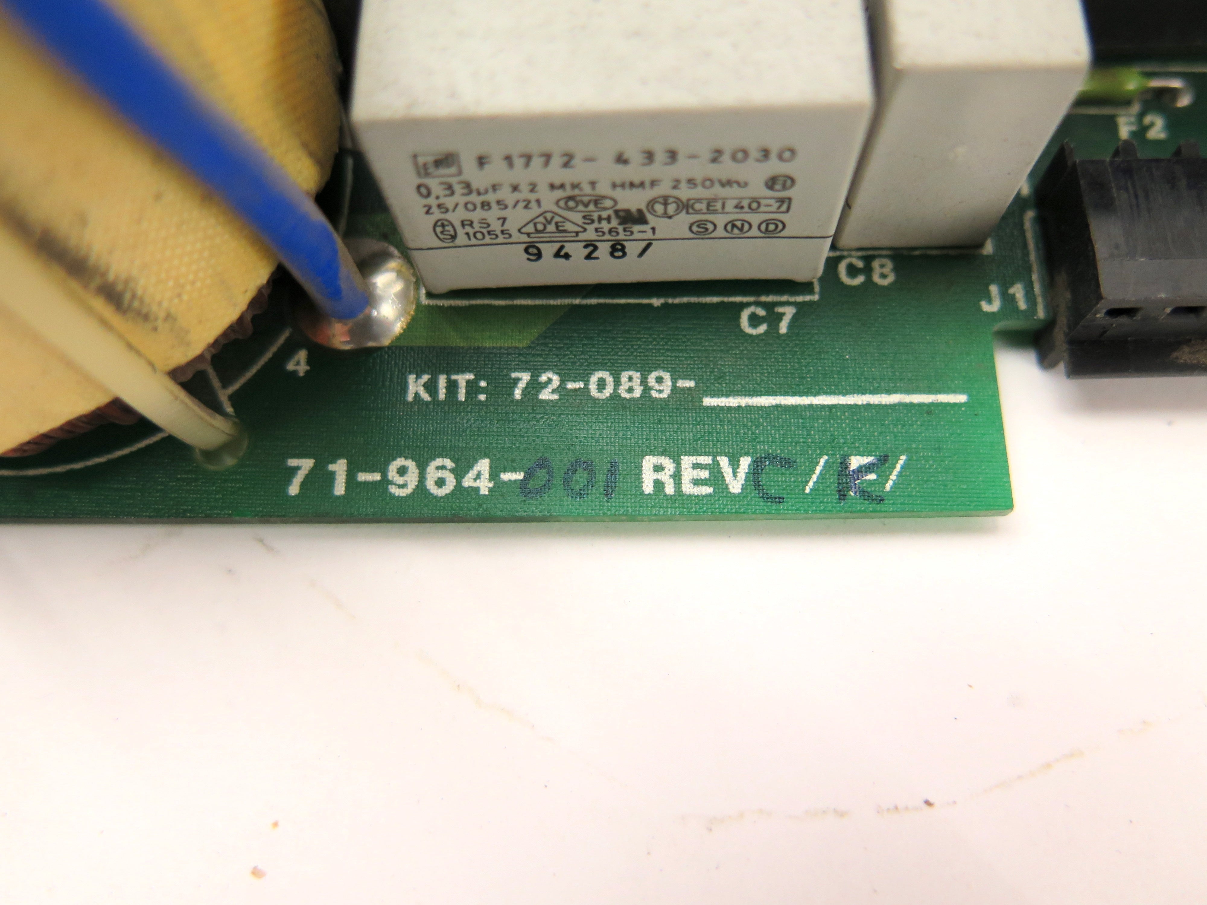 ACDC / Bailey 71-964-001 Power Board 71964001 Rev. C/K - Advance Operations