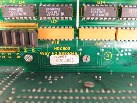 ABB / Bailey ASSY No. 6634045JI Display & Control Module - Advance Operations