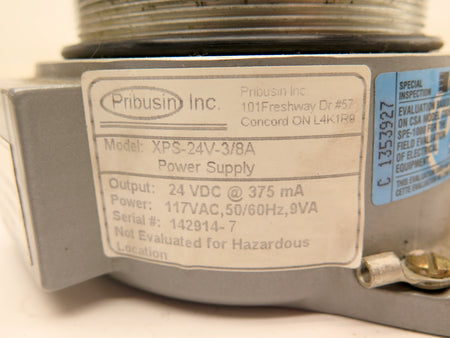 Pribusin XPS-24V-3/8A Power Supply 24VDC 375mA - Advance Operations