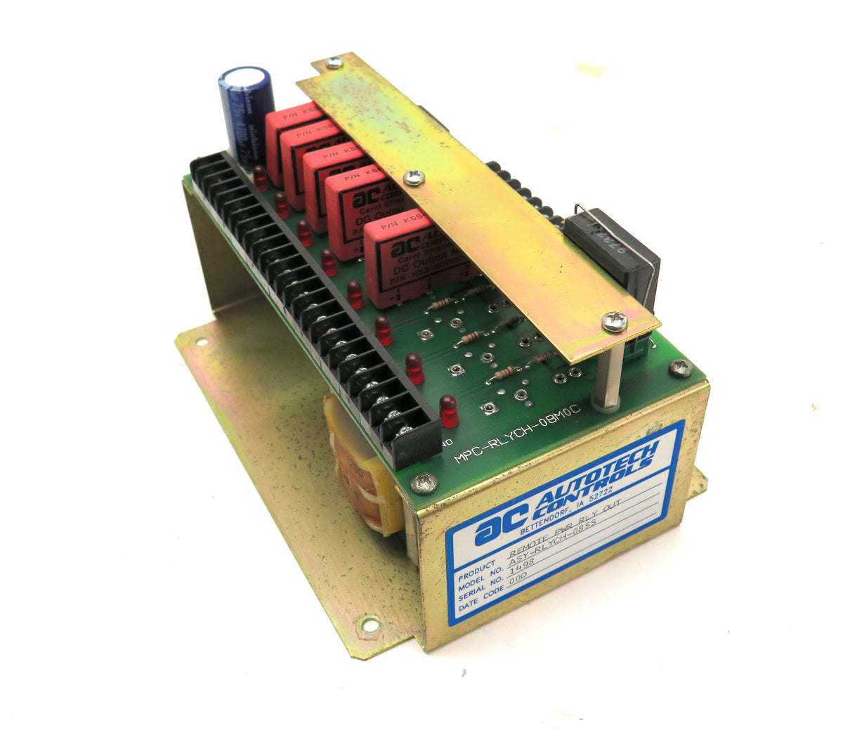 Autotech Controls ASY-RLYCH-08SS Remote Power Relay Output - Advance Operations