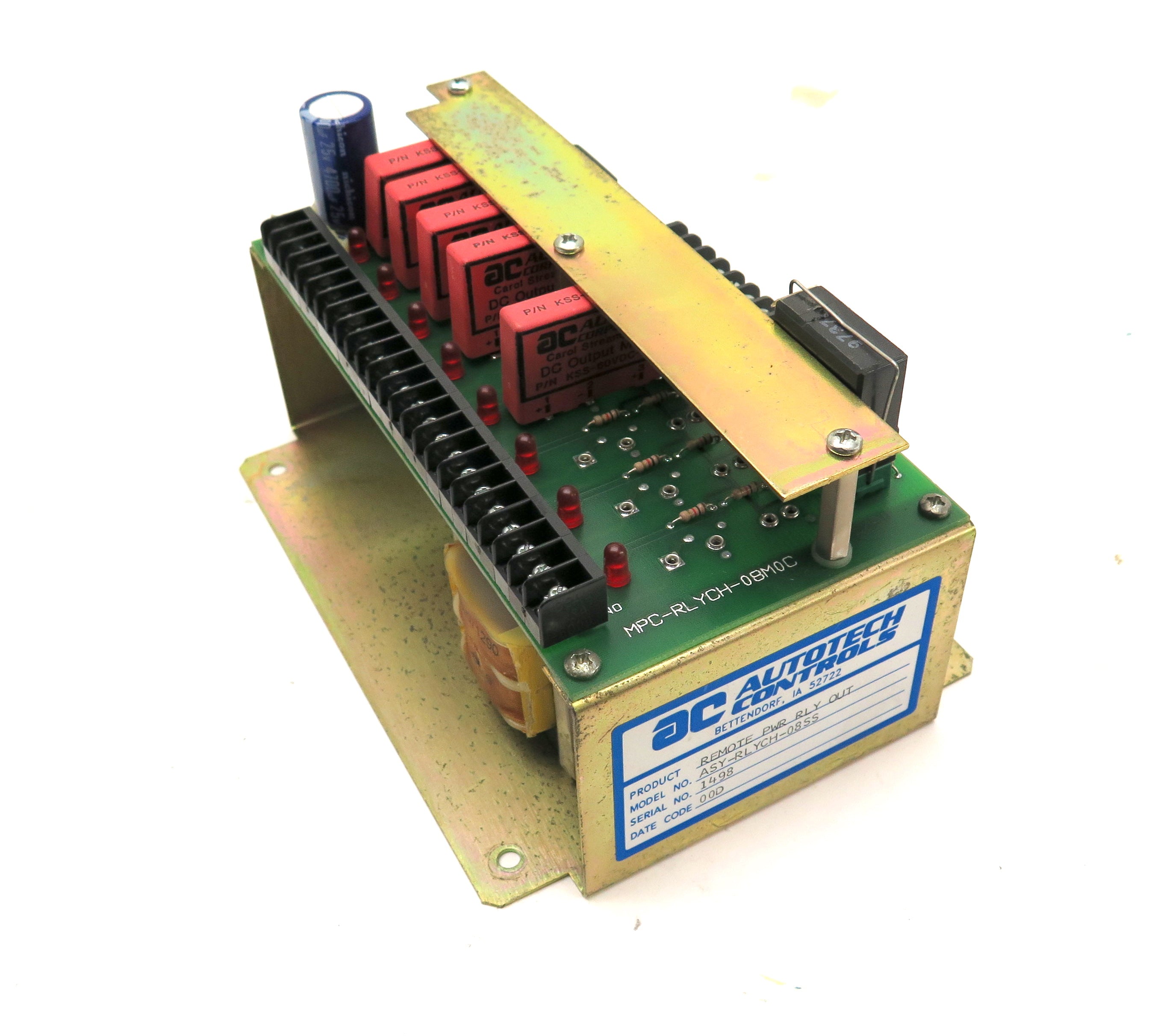 Autotech Controls ASY-RLYCH-08SS Remote Power Relay Output - Advance Operations