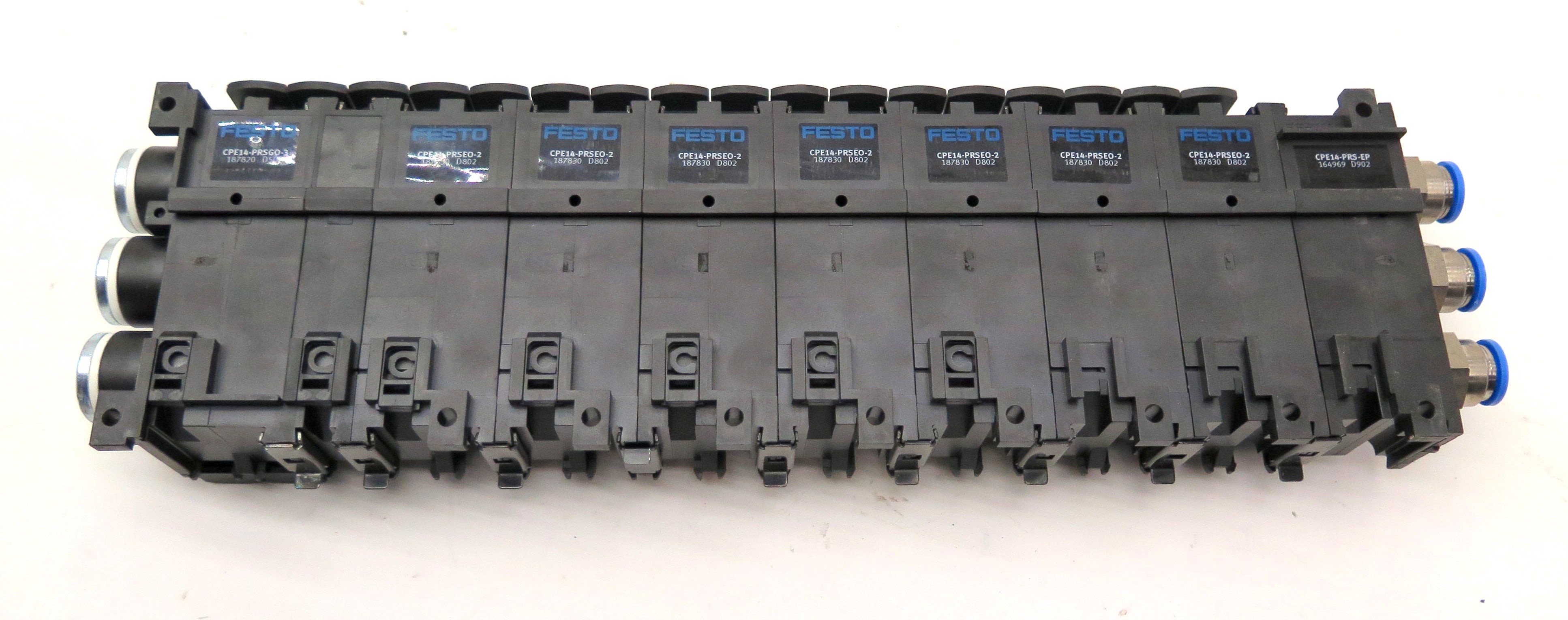 Festo CPE14-PRSEO-2 Manifold Block (8) & CPE14-PRS-EP Block (1) - Advance Operations