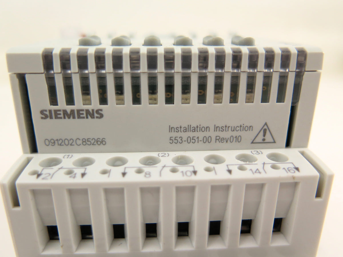 Siemens TXM1.6R-M I/O Relay Output Module - Advance Operations