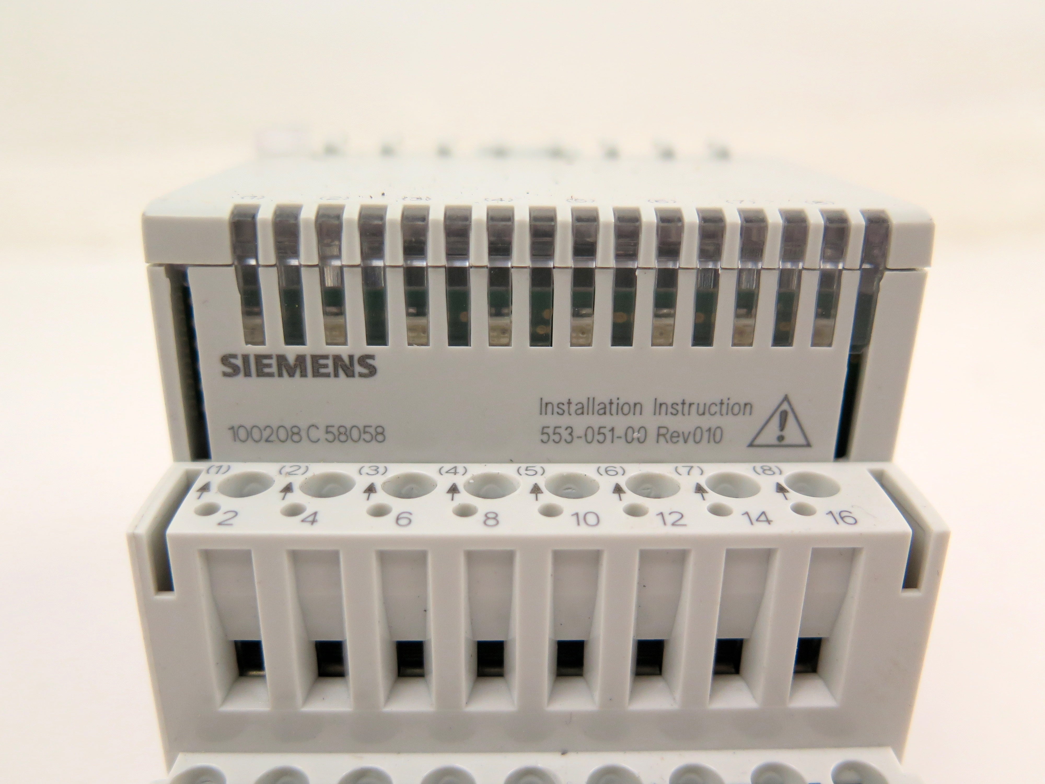 Siemens TXM1.8D I/O 8 Input Digital Module - Advance Operations