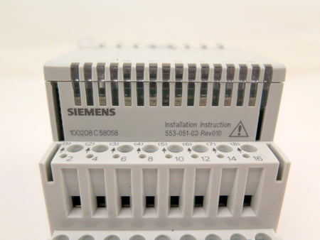 Siemens TXM1.8D I/O 8 Input Digital Module - Advance Operations