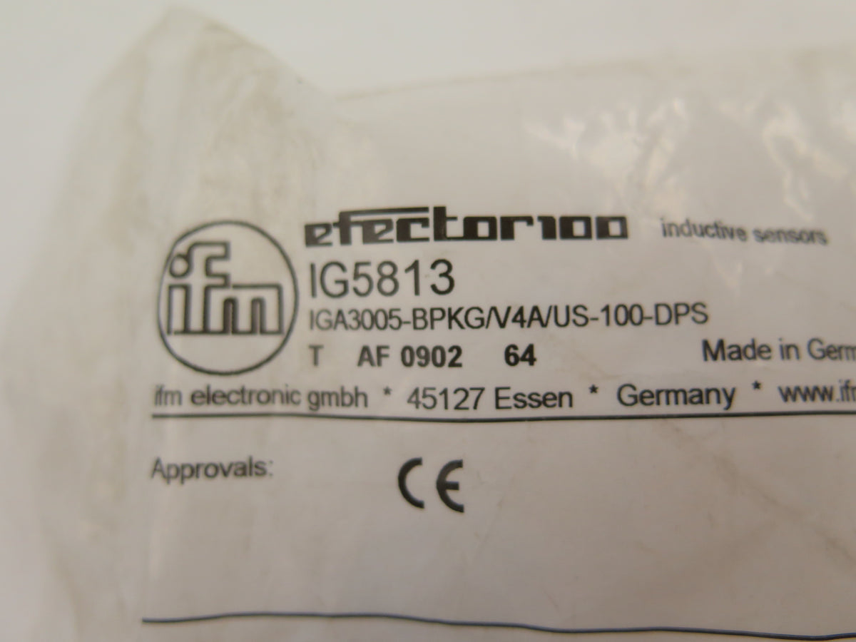 IFM IG5813 Photoelectric Sensor / Switch - Advance Operations