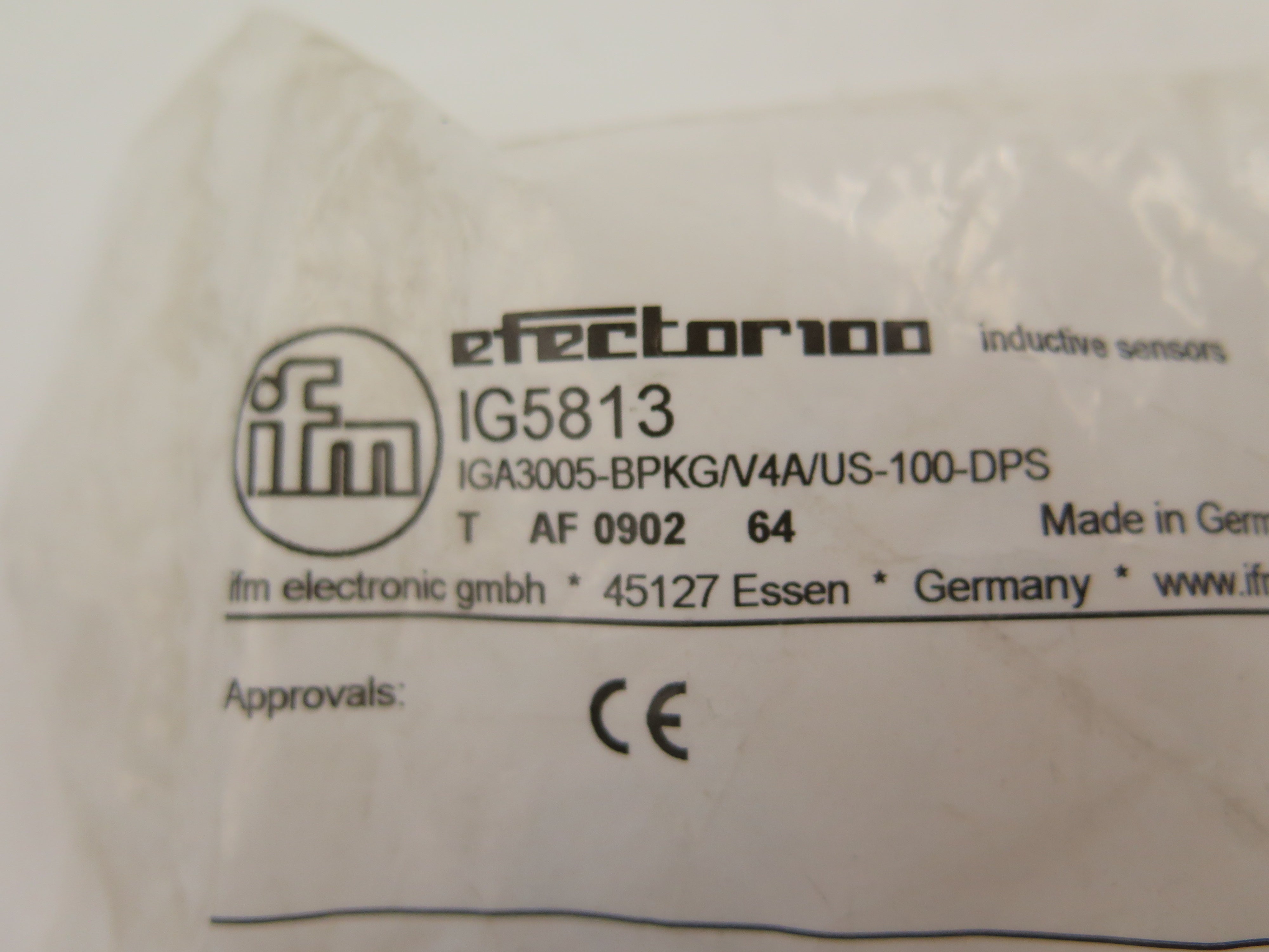 IFM IG5813 Photoelectric Sensor / Switch - Advance Operations