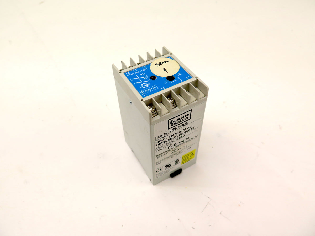 Crompton 252-PHUU Protector Relay 120V - Advance Operations