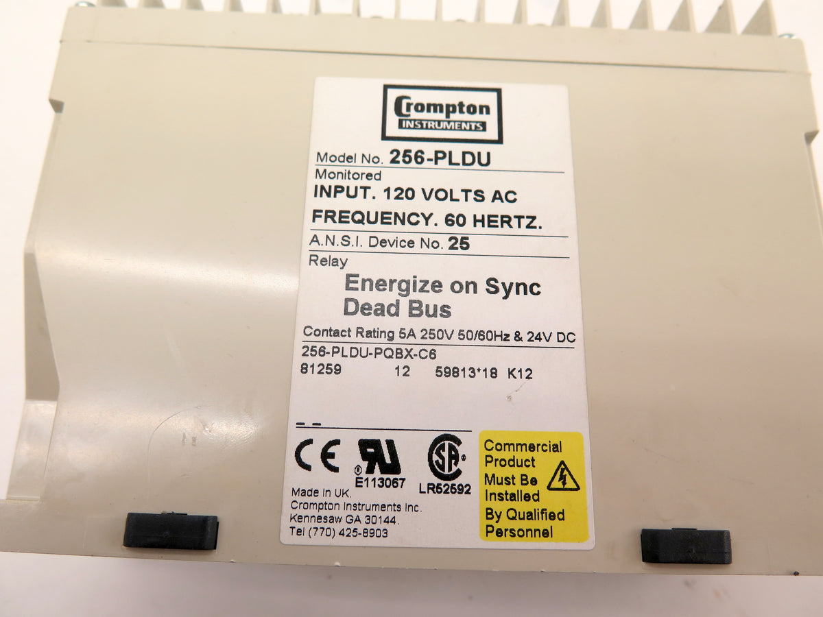 Crompton 256-PLDU Electromagnetic Relay 120V - Advance Operations