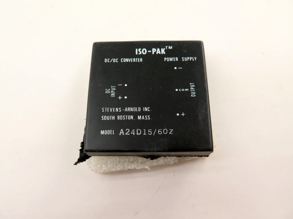 Stevens-Arnold ISO-PAK A24D15/60Z DC/DC Converter Power Supply - Advance Operations