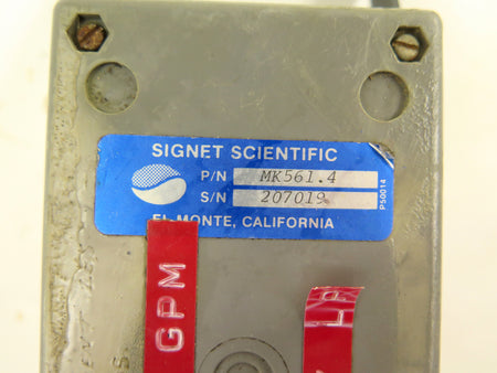Georg Fischer Signet Scientific MK561.4 Fluid Flow Test Indicator - Advance Operations