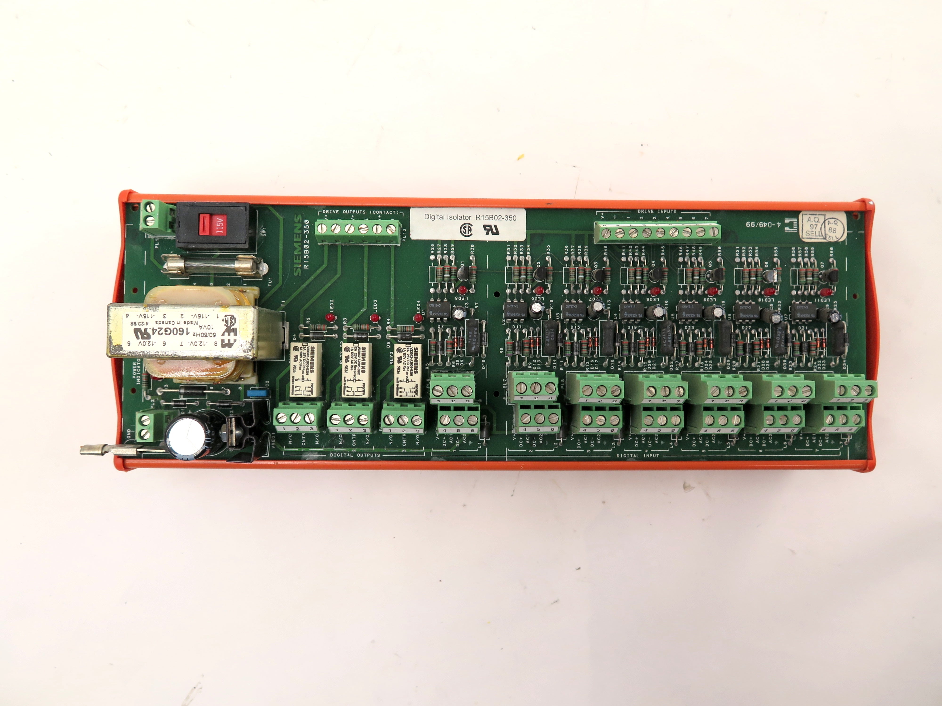 Siemens R15B02-350 Digital Isolator Board - Advance Operations