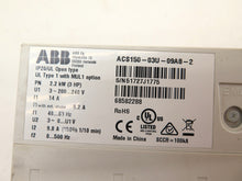 Load image into Gallery viewer, ABB ACS150-03U-09A8-2 AC Drive 3HP (2.2kW) 200-240V  *READ* - Advance Operations
