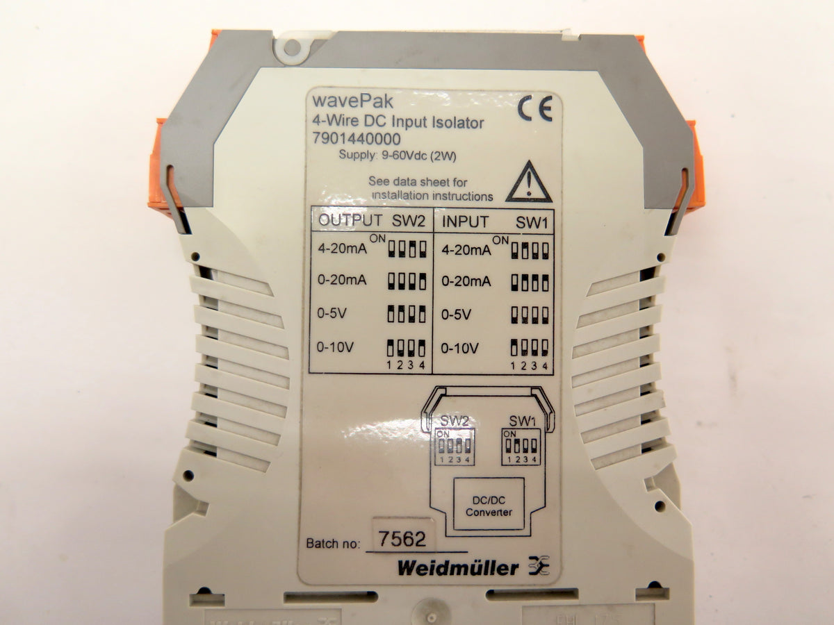Weidmuller 7901440000 4 Wire DC Input Isolator - Advance Operations