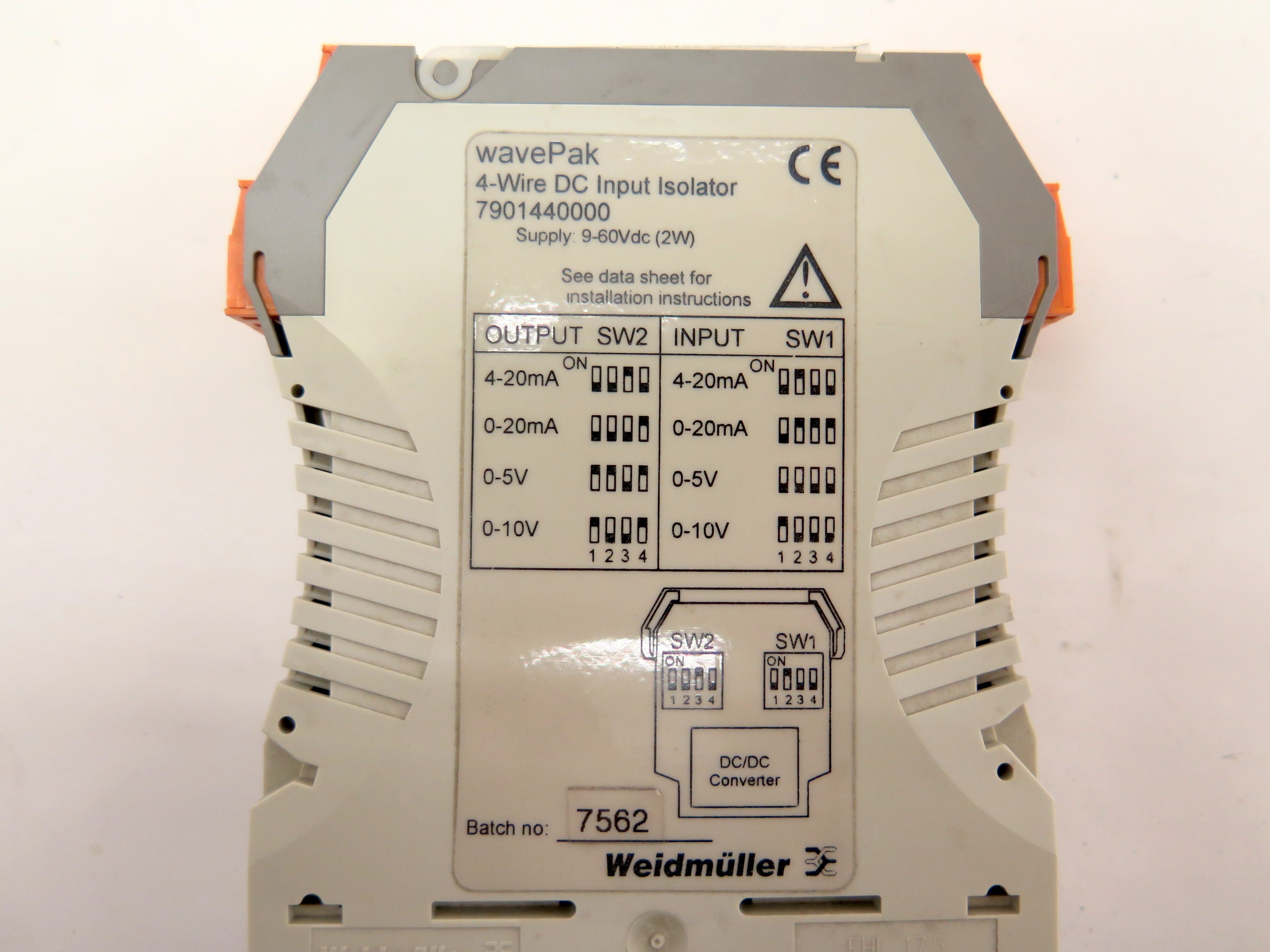 Weidmuller 7901440000 4 Wire DC Input Isolator - Advance Operations
