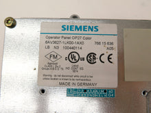Load image into Gallery viewer, Siemens Operator OP27 Color 6AV3627-1LK00-1AX0 HMI - Advance Operations
