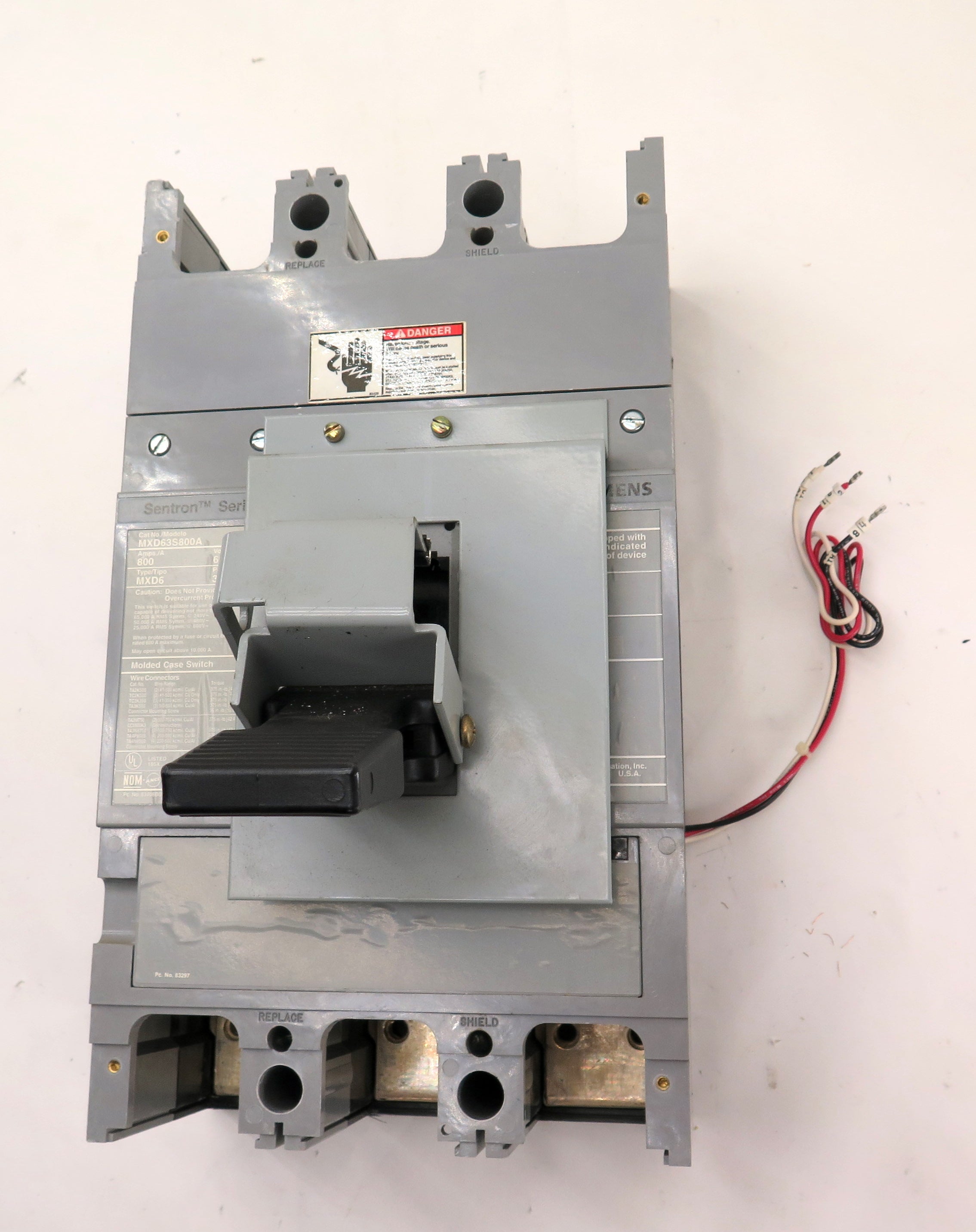 Siemens MXD63S800A 800A 3P 600V Molded Case Switch - Advance Operations