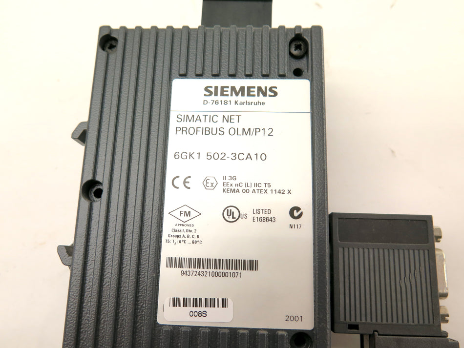 Siemens 6GZK1 502-3CA10 Simatic Net Profibus OLM/P12 - Advance Operations