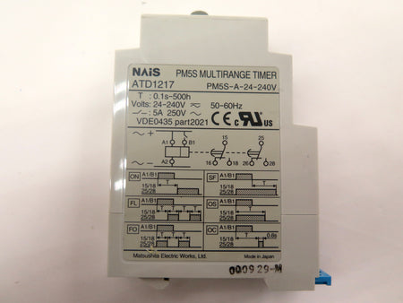 Nais ATD1217 Multirange Timer PM5S - Advance Operations