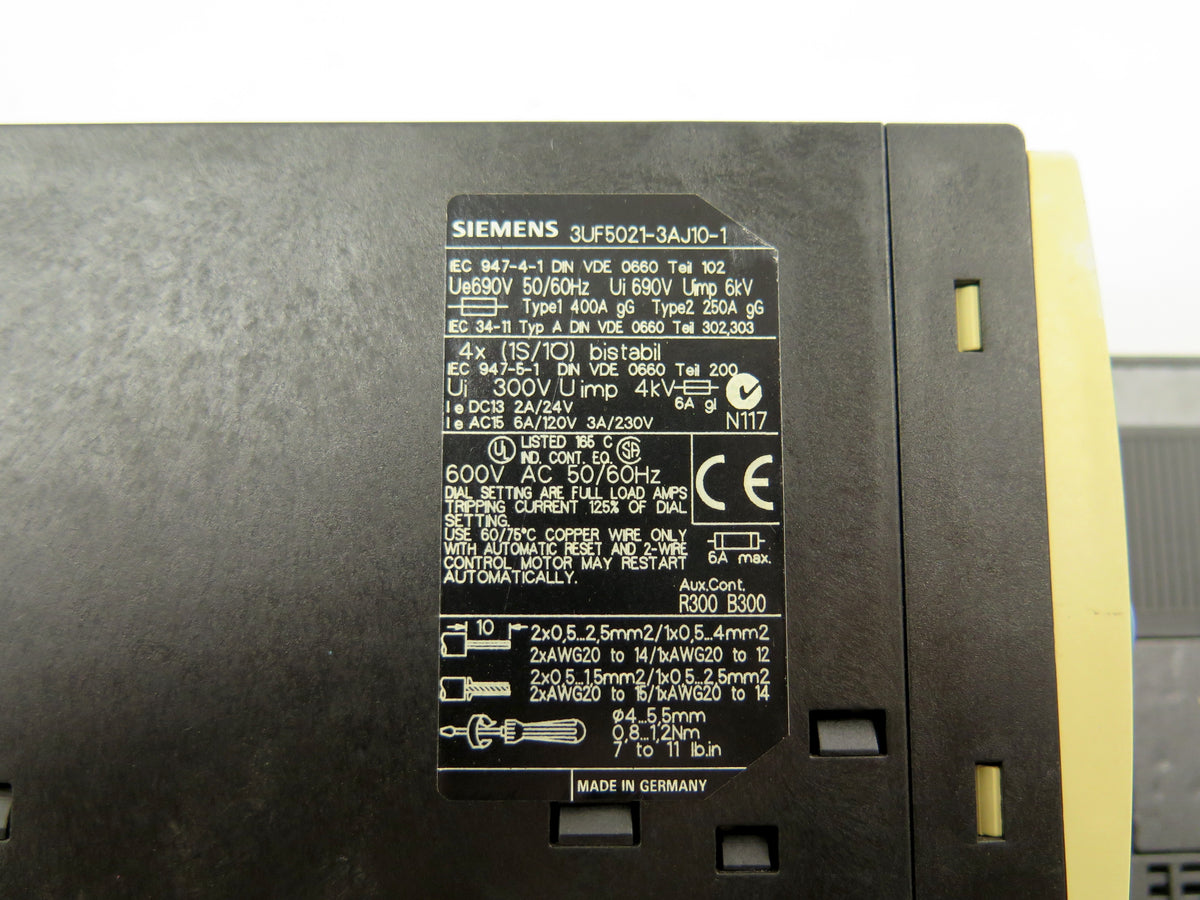 Siemens 3UF5100-0AJ00 SimoCode-DP Basic Unit - Advance Operations