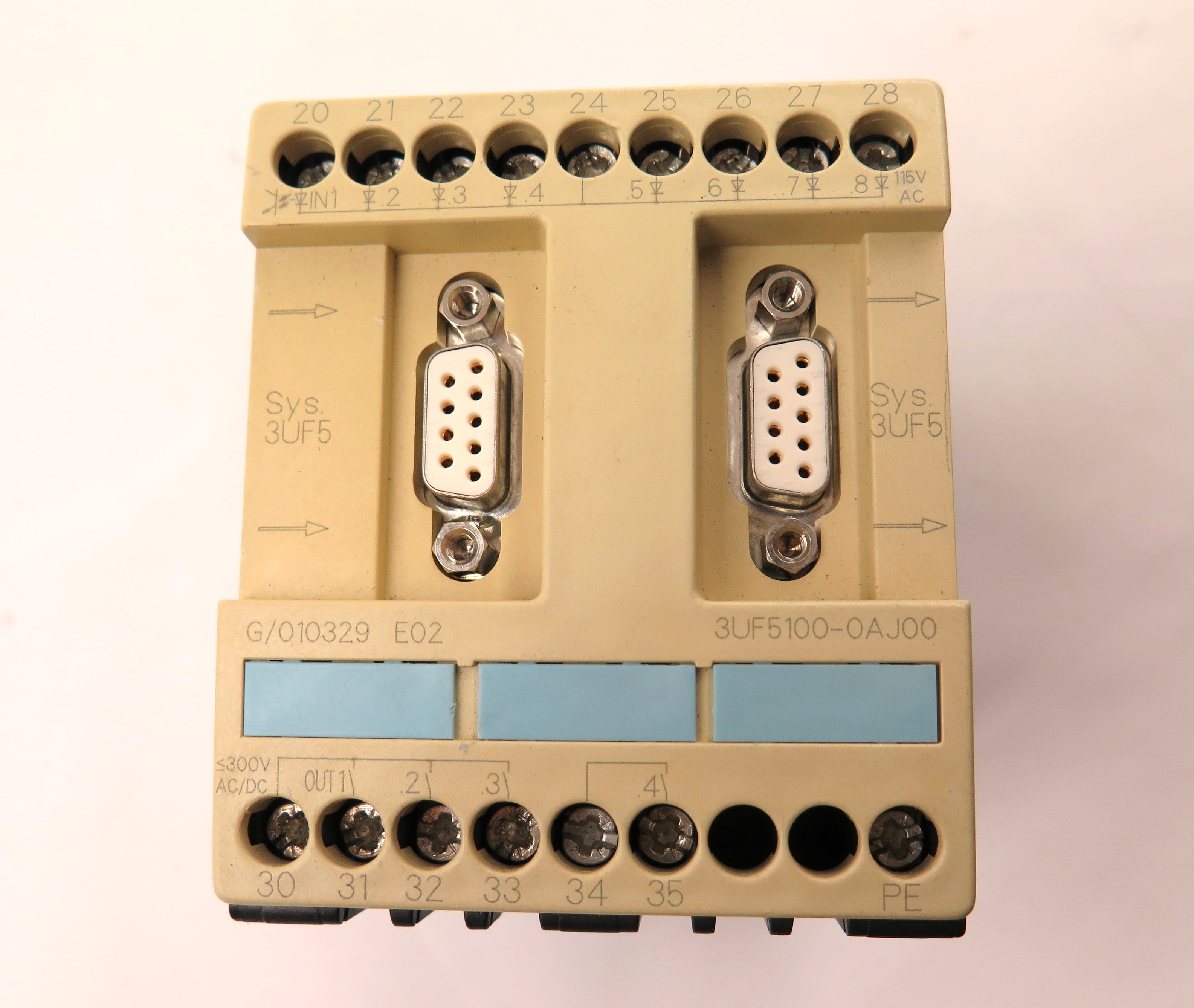 Siemens 3UF5100-0AJ00 Extension Module 8 Inputs 4 Outputs 115Vac SIMOCODE-DP - Advance Operations