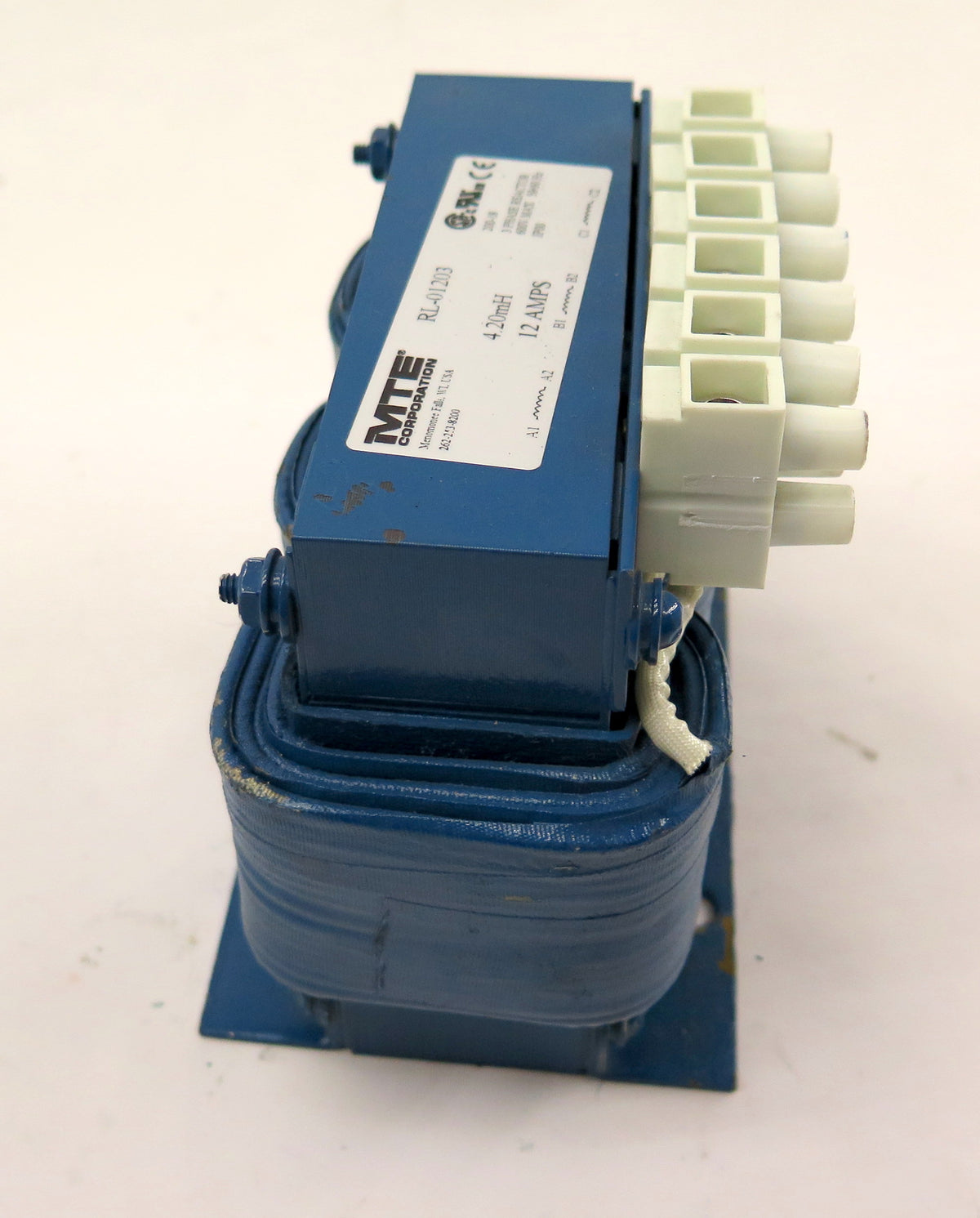 MTE RL-01203 3 Phase Reactor 600V Max 50/60Hz 4.20mH 12A - Advance Operations