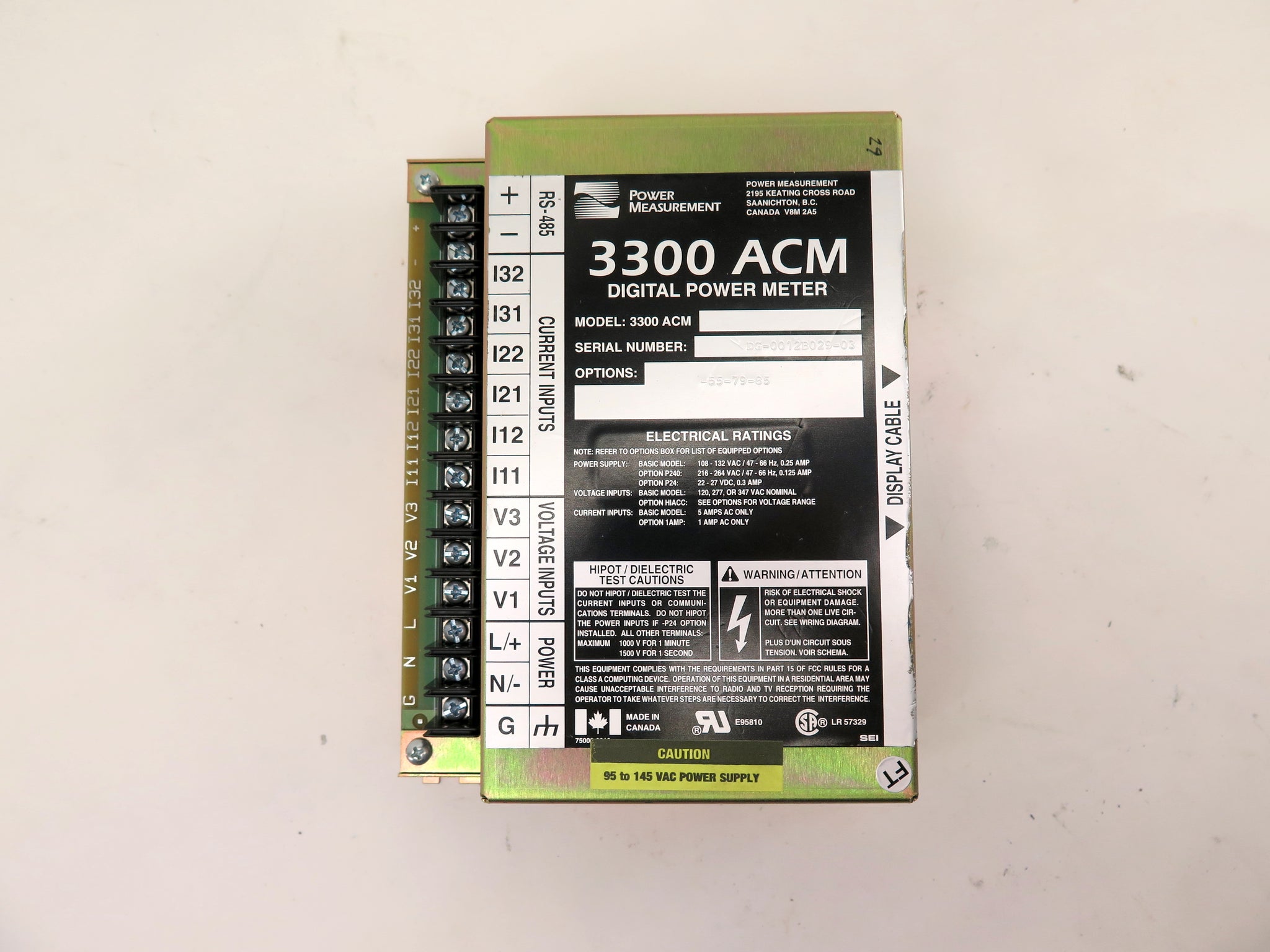 Power Measurement 3300 ACM Digital Power Meter Module – Advance Operations