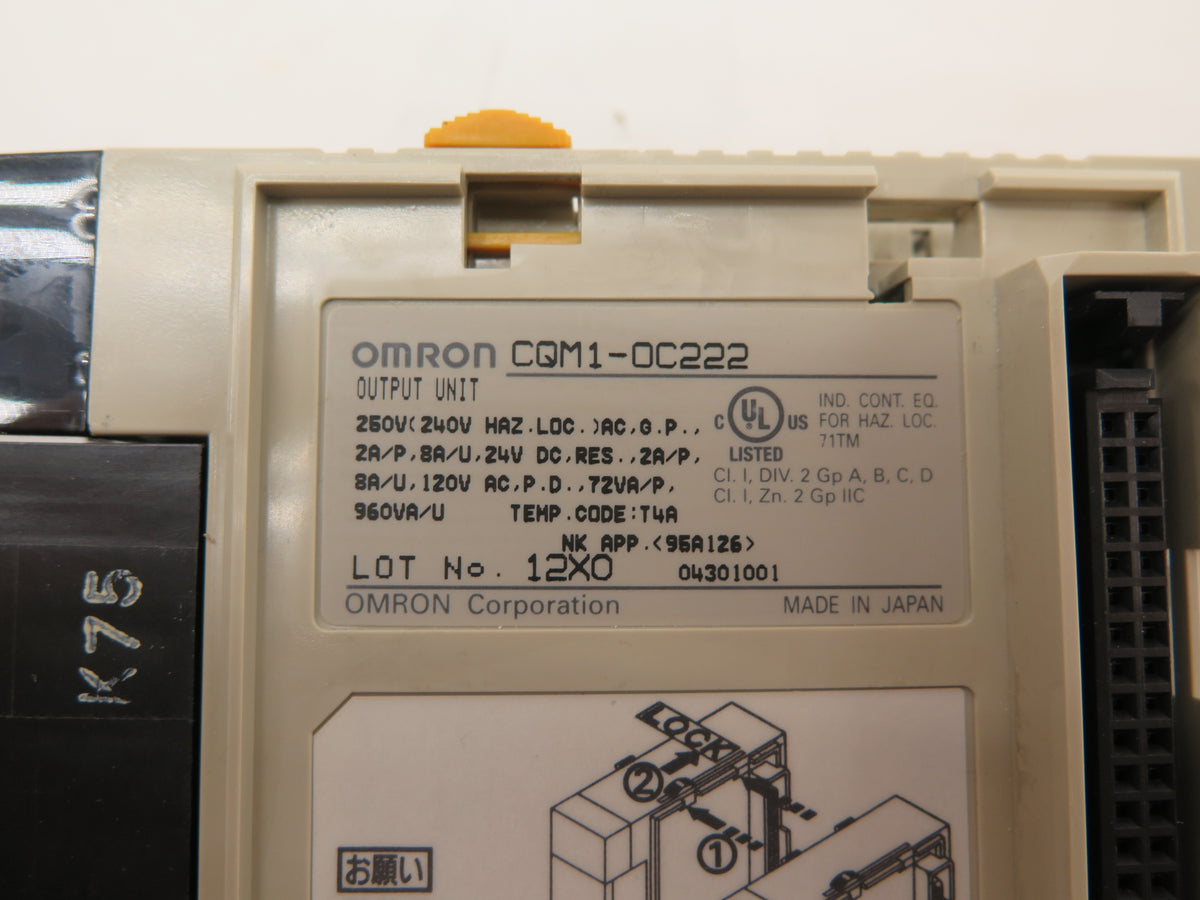 Omron CQM1-OC222 Output Unit 24Vdc - Advance Operations