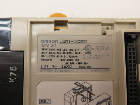 Omron CQM1-OC222 Output Unit 24Vdc - Advance Operations