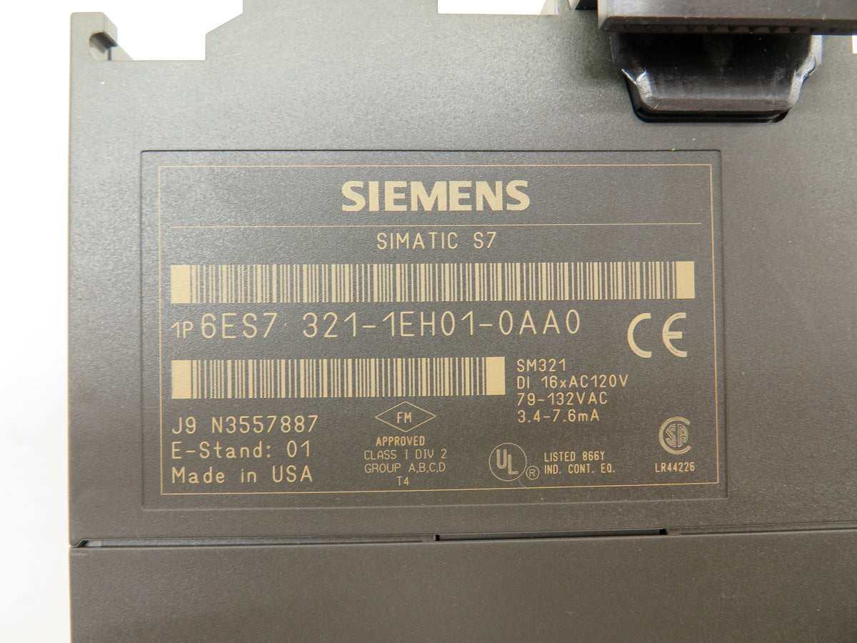 Siemens 6ES7 321-1EH01-0AA0 Input Module - Advance Operations