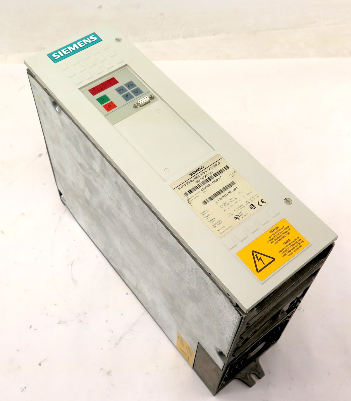 Siemens 6SE7021-1FB61-Z AC Drive Simovert VC 600V - Advance Operations