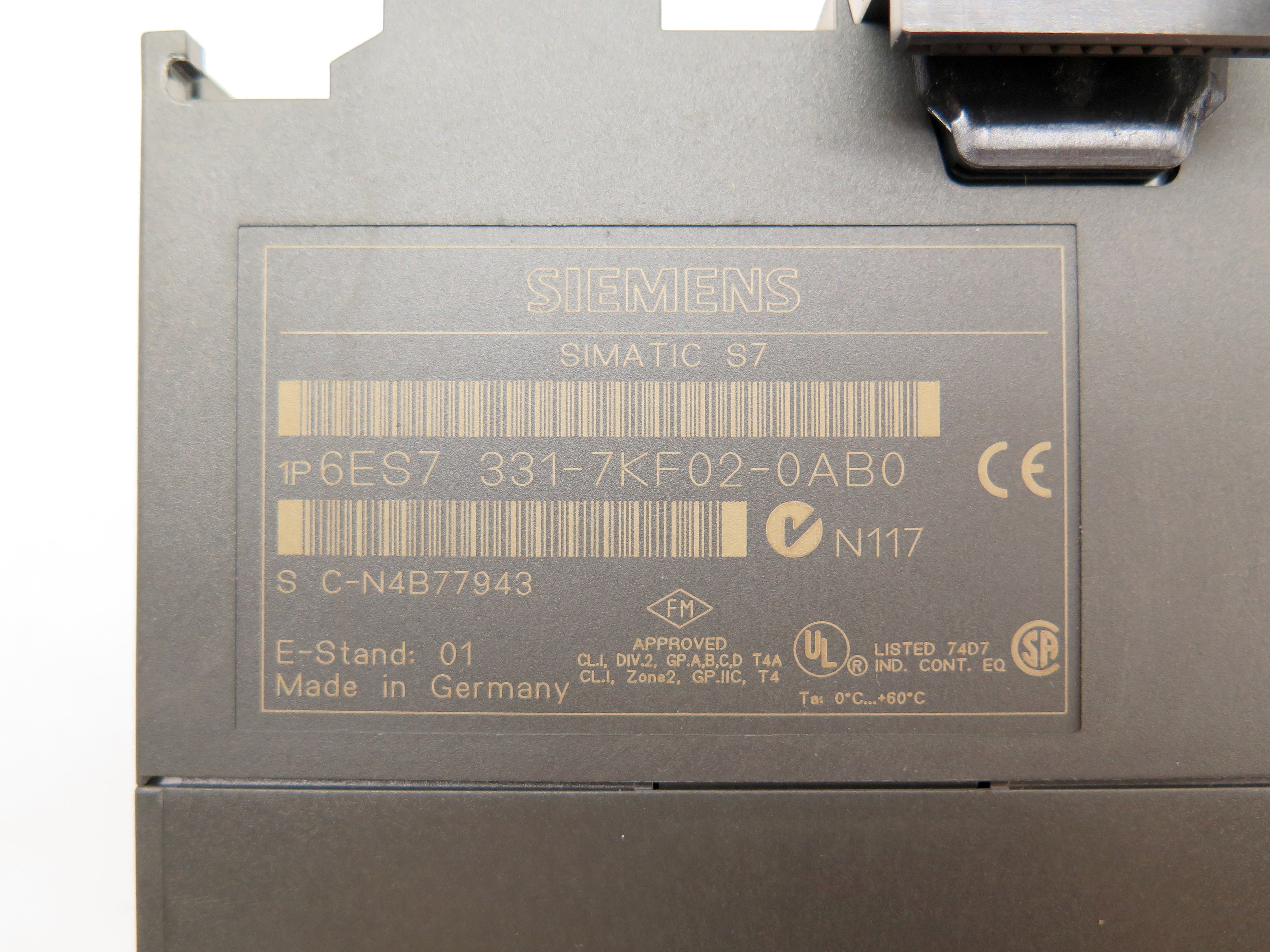 Siemens 6ES7 331-7KF02-0AB0 Analog Input Module - Advance Operations