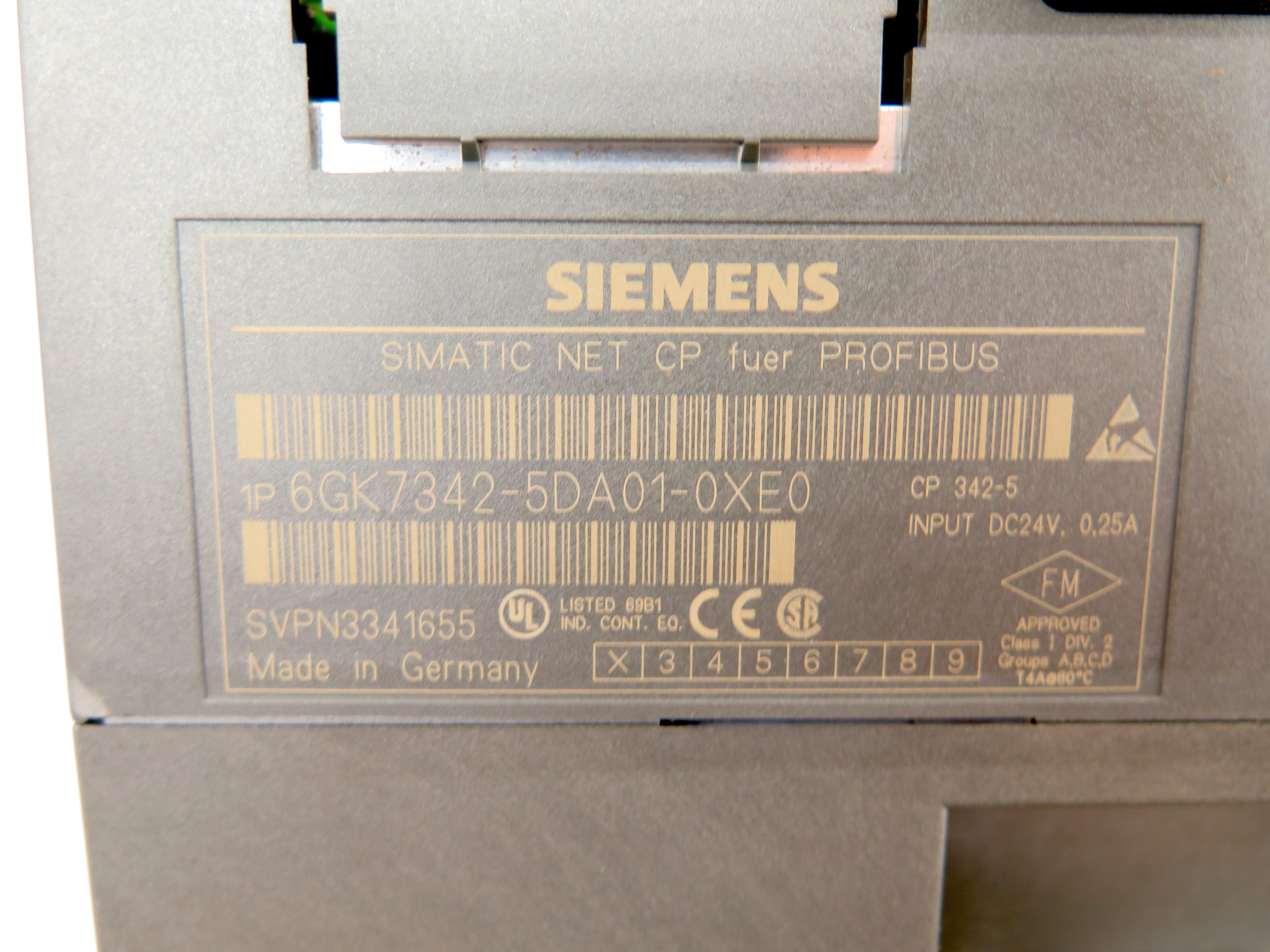 Siemens 6GK7342-5DA01-0XE0 Communication Processor Profibus - Advance Operations