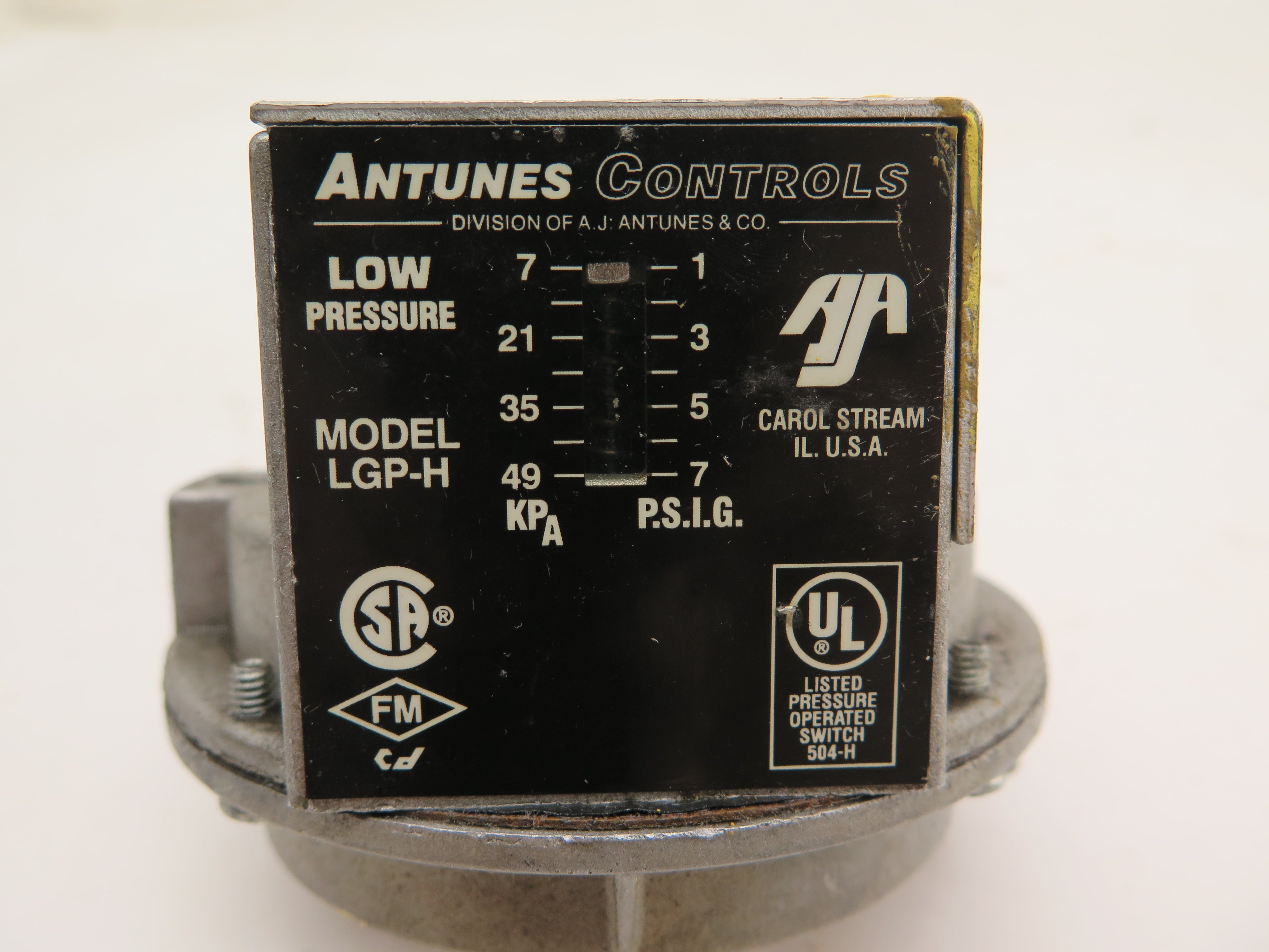 Antunes LGP-H 1-7 PSI Open-Lo 8031131021 - Advance Operations