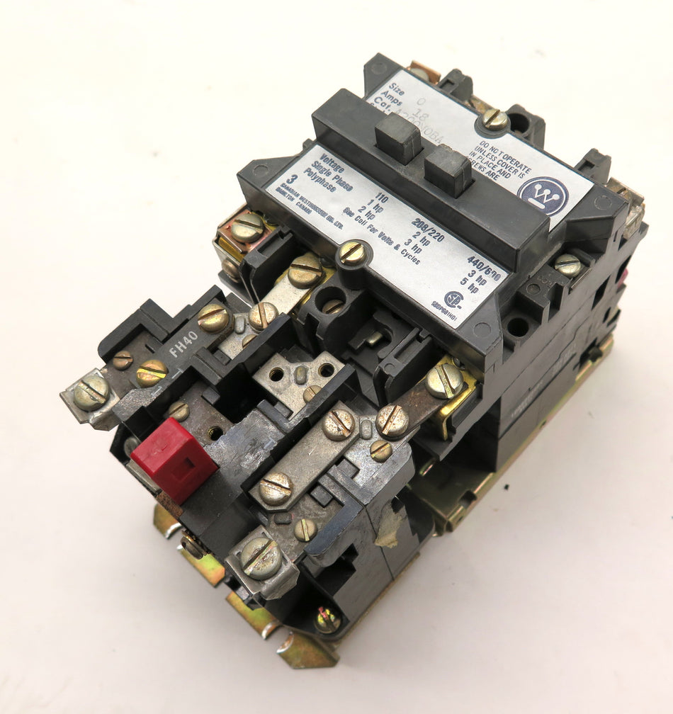 Westinghouse A200M0BA 110-600Vac 5HP Motor Starter - Advance Operations
