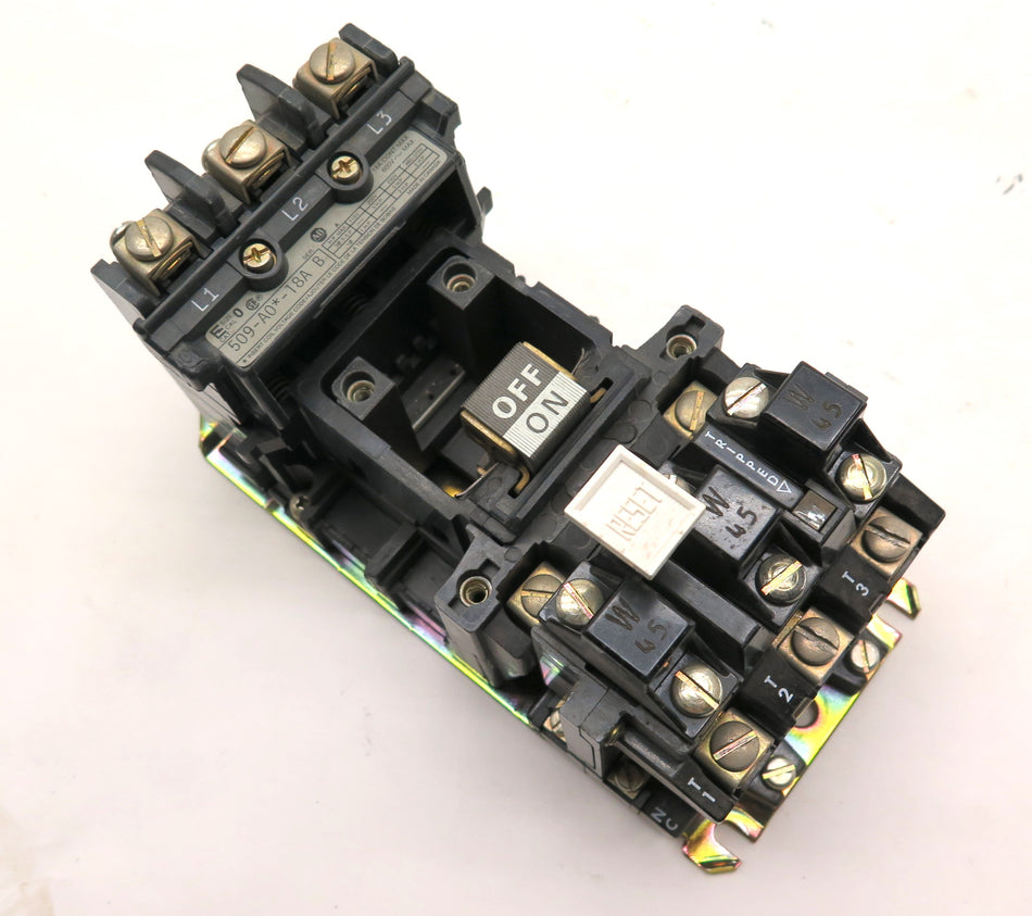 Allen-Bradley 509-A0*-18A SER.B Starter Size 1 - Advance Operations